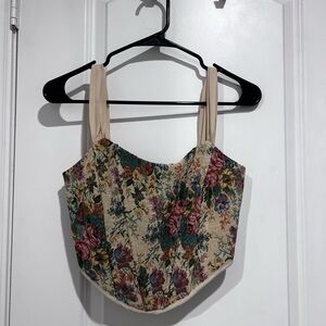 Beautiful floral tapestry corset- Alter’d State